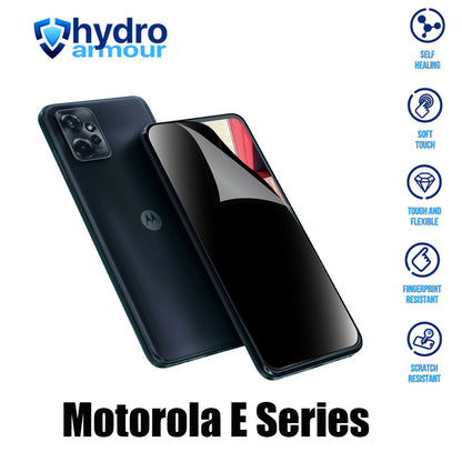 Privacy High Definition Hydrogel Screen Protector Film for Motorola E13 E14 E22i